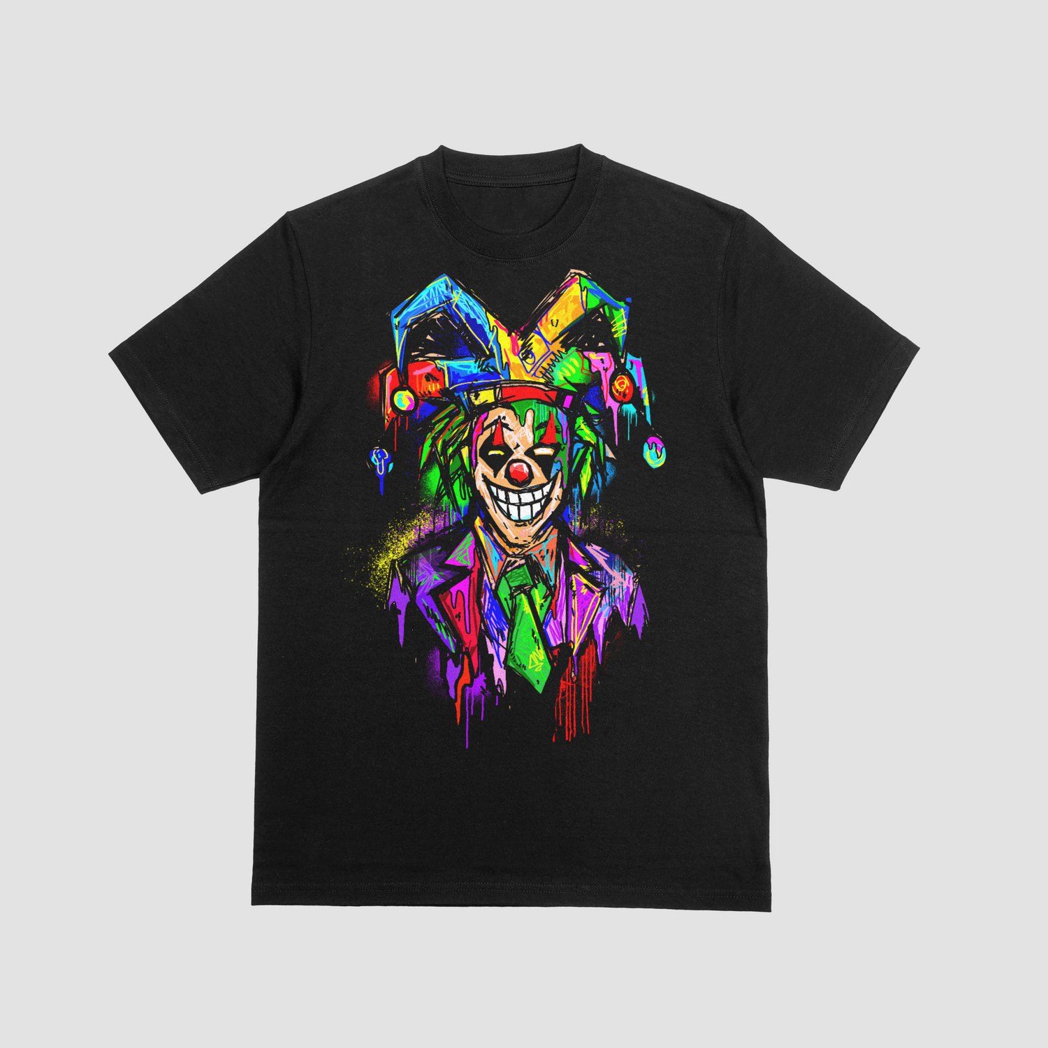 "Abstract Joker Clown" Tee