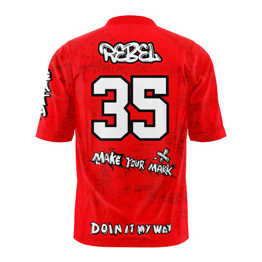 "Graffiti Scribble" Cropped Jersey