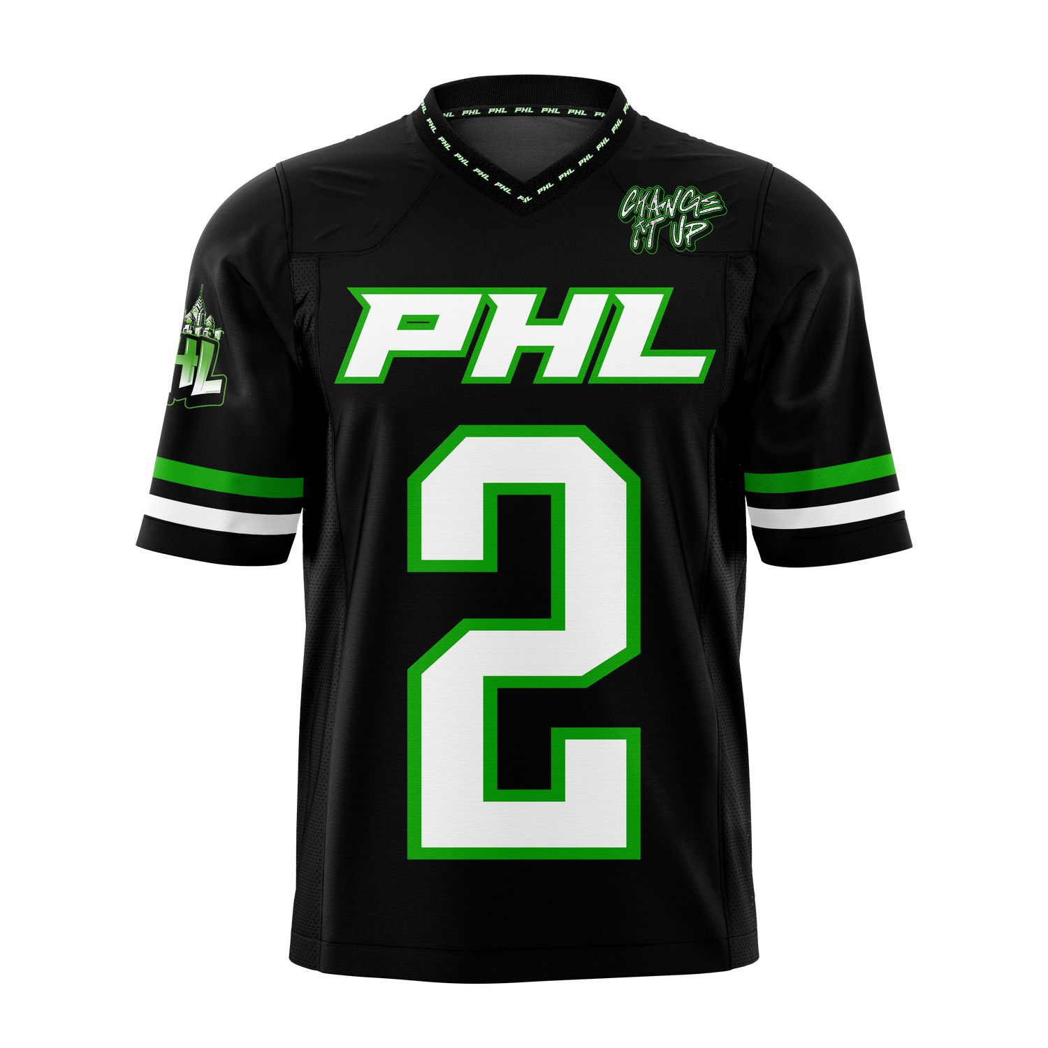 PHL Sports Jersey (BLACK/GREEN/WHITE)