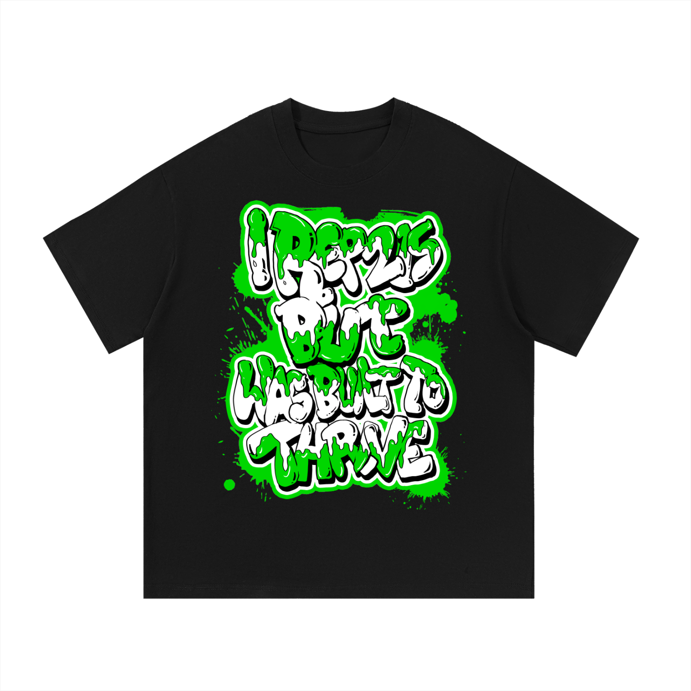 "I REP 215 But Was Built To Thrive" Tee (BLACK)