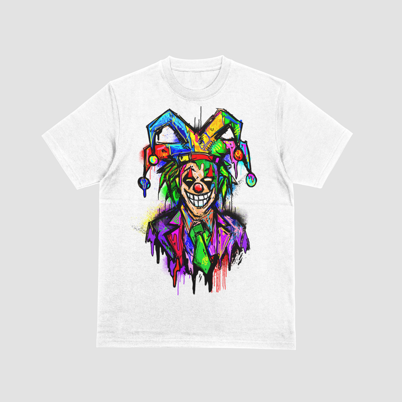 "Abstract Joker Clown" Tee