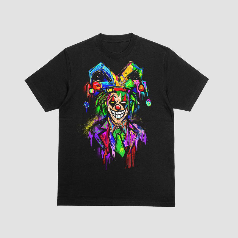 "Abstract Joker Clown" Tee