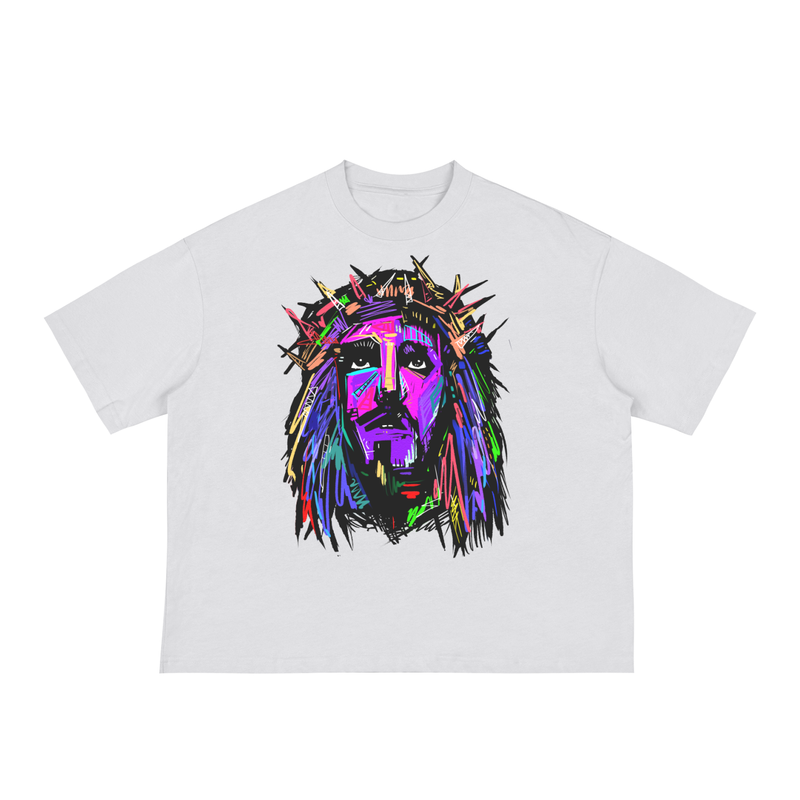 Abstract Jesus " Tee (Classic Boxy  T-Shirt)