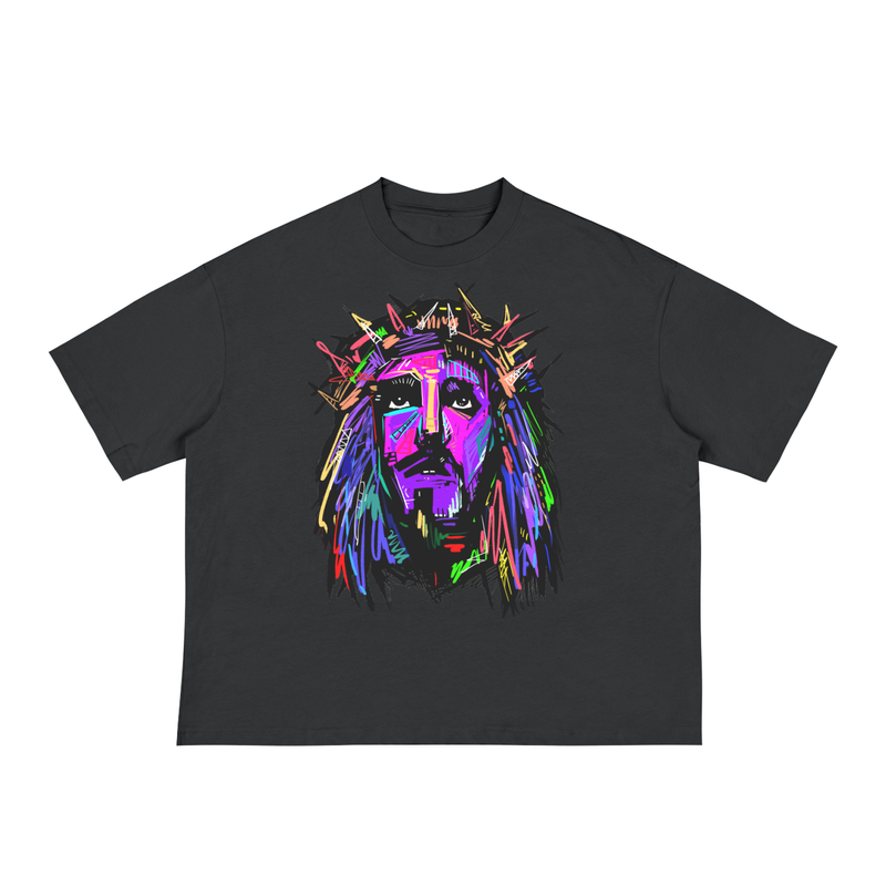 Abstract Jesus " Tee (Classic Boxy  T-Shirt)