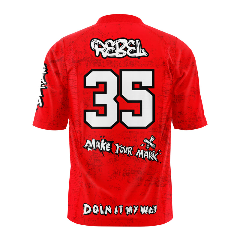 "Graffiti Scribble" Cropped Jersey