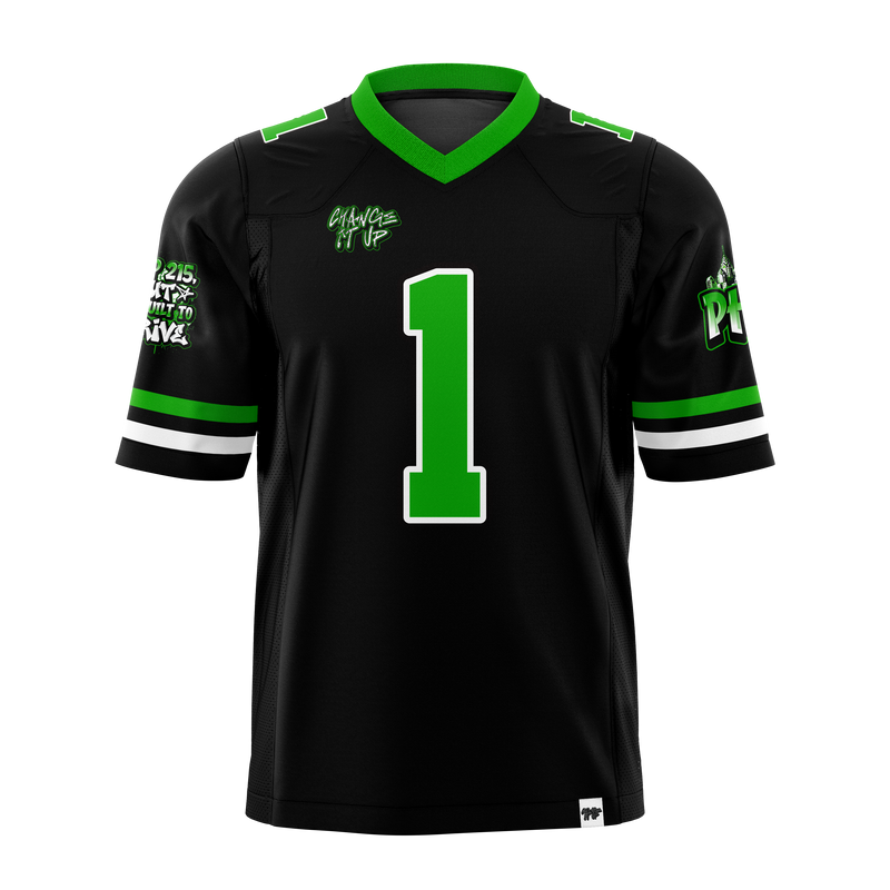 Underdog Jersey (Black/Green/White)