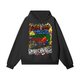 "Scribble" (Heavyweight Hidden Pocket Fleece Hoodie)
