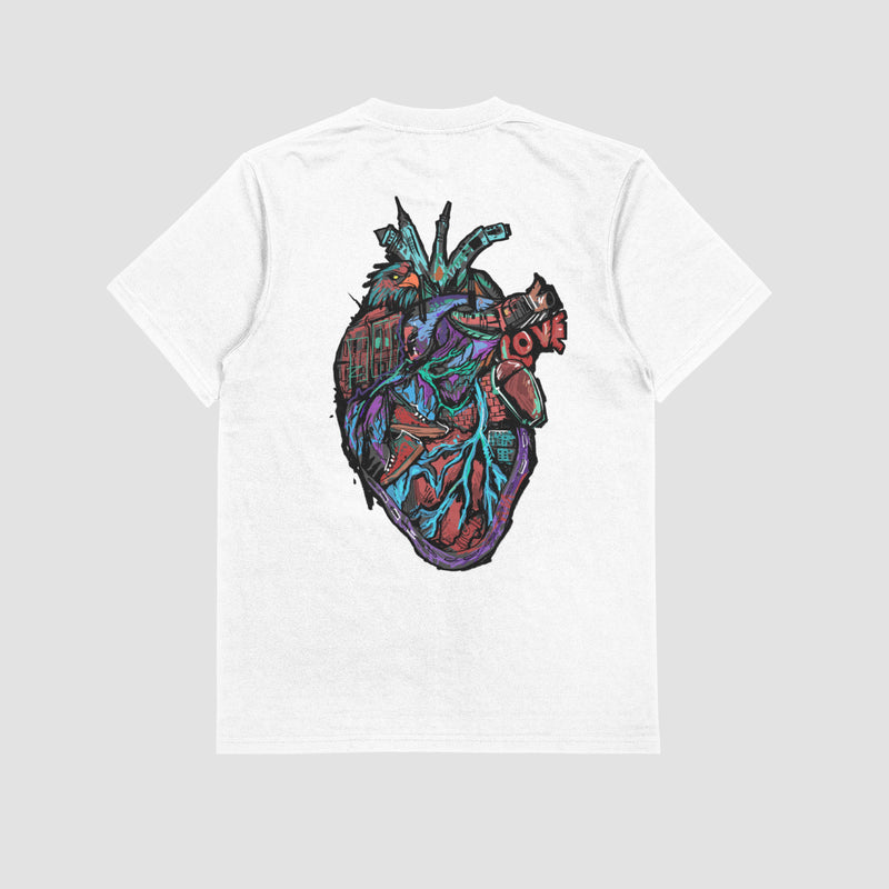 Abstract "Heart Of Philly" Tee